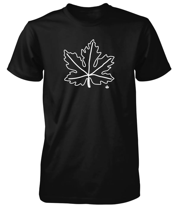 Leaf outline / black