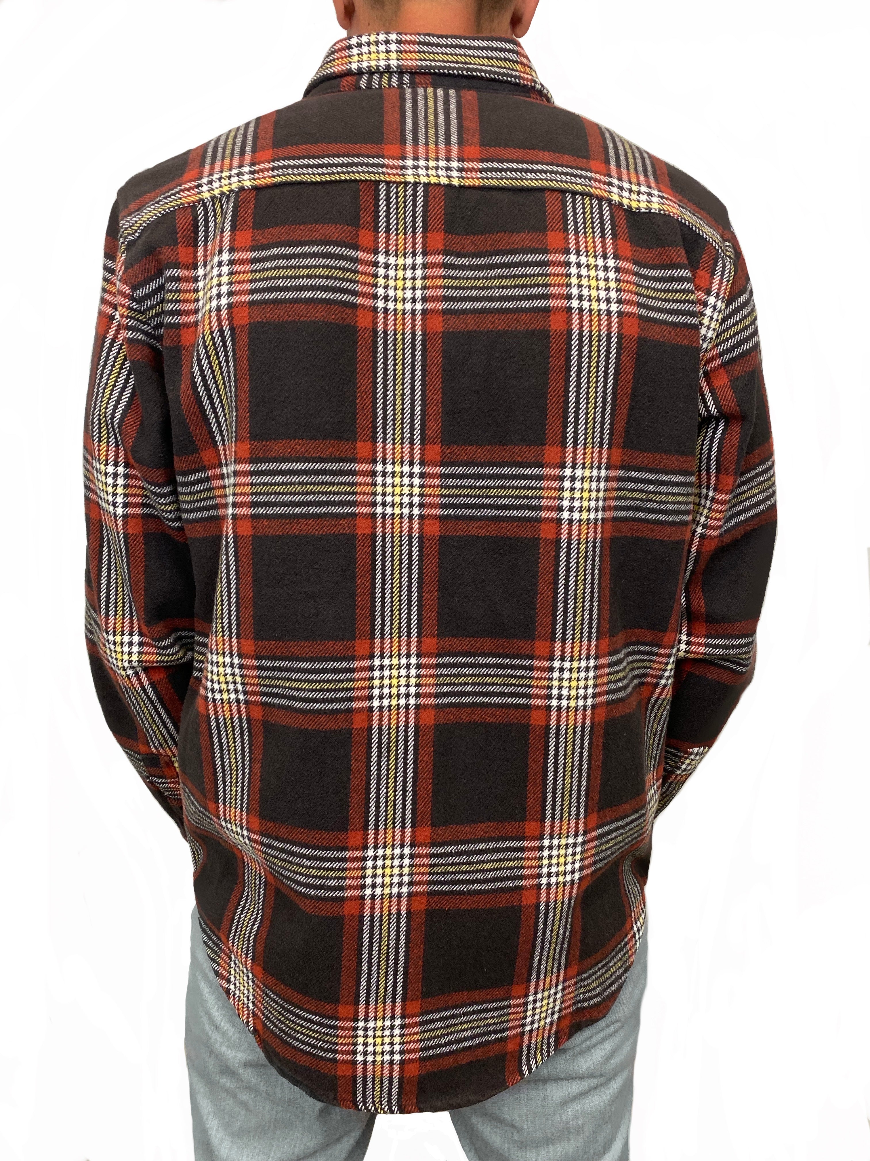 Heavyweight Flannel / Beige Red