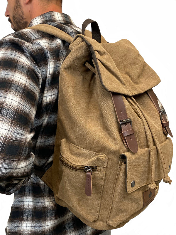 Day Hiker Canvas Backpack