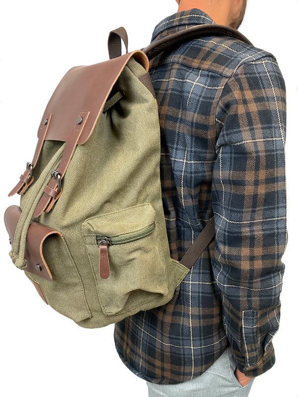 Vintage Canvas Backpack